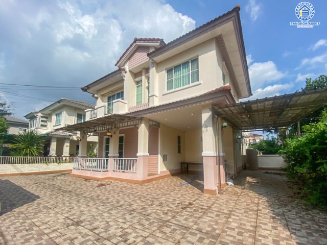 *****บ้านเดี่ยวมือสองย่านปทุมธานี คุณภาพระดับแบรนด์ L&H ม.ชัยพฤกษ์2 ราชพฤกษ์-ติวานนท์ เนื้อที่กว้างขวางมากถึง 57 ตร.ว. ฟังก์ชัน 3 ห้องนอน 2 ห้องน้ำ 2 ที่จอดรถ ตกแต่งภายในอย่างดี ประตูสเตนเลส บนทำเลติดถนน 345 เชื่อมต่อถ.ราชพฤกษ์, ถ.ติวานนท์ ใกล้โรบินสัน และทางด่วน "ศรีสมาน"